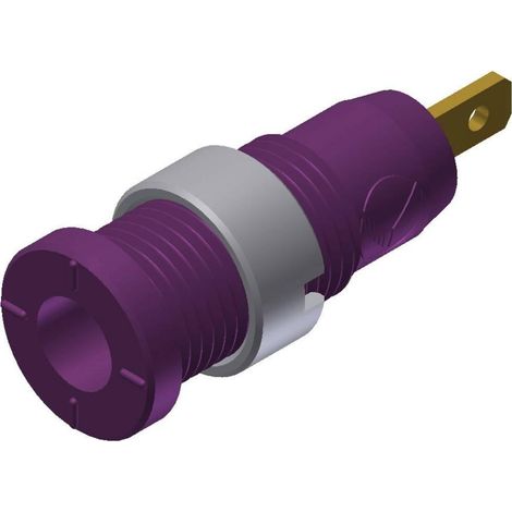 SKS Hirschmann 975455709 Casquillo banana violeta 2 mm 10 A