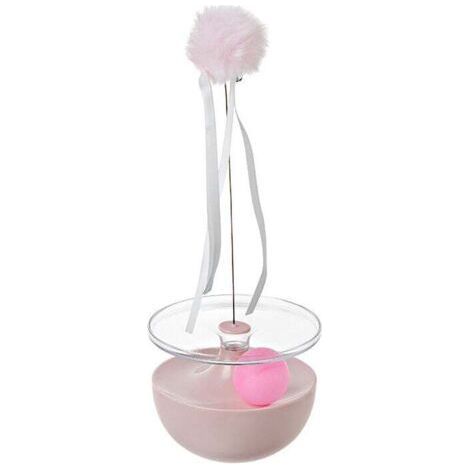 Cat Ball Toy, 360 Degree Rotating Interactive Cat Teasing Stick, Suitable for Indoor Kittens (1/3)