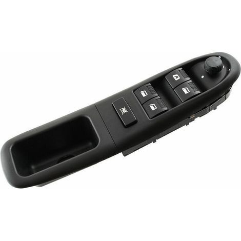 Commutateur de lève-vitre électronique avant gauche – Remplacement 6554CF pour Peugeot 406 8b 1995-2004 – Noir durable (1/3)