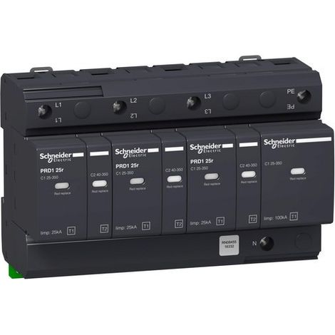 Kombiableiter PRD1 25R 3P+N TYP1+2 Uc 350V (16332)