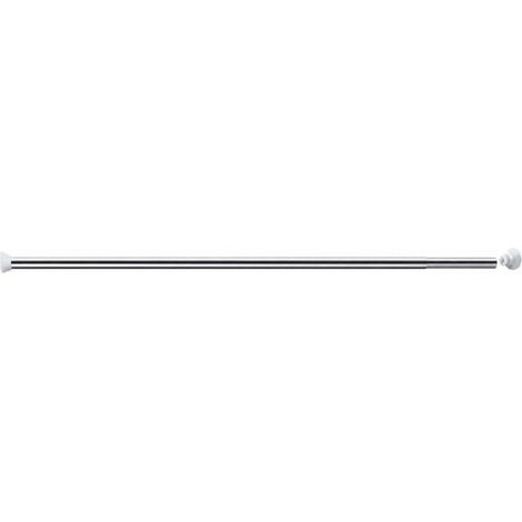 Verstellbare Vorhangstange aus poliertem Aluminium 75-125 cm (1/3)