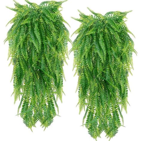 AUTRUCKER 2 pièces de décoration intérieure et extérieure, faux lierre suspendu, plantes suspendues décoratives (1/3)