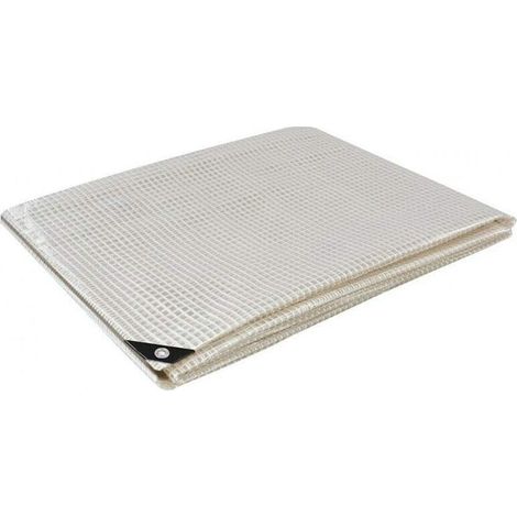 Bâche transparente en maille imperméable ultra-résistante, renforcée aux coins en caoutchouc, tapis de sol 2 x 3 m (1/5)