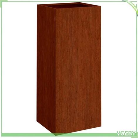 Jardinière - FAFEICY - 821553 - acier corten - 32 x 29 x 75 cm - anti-corrosion (1/5)