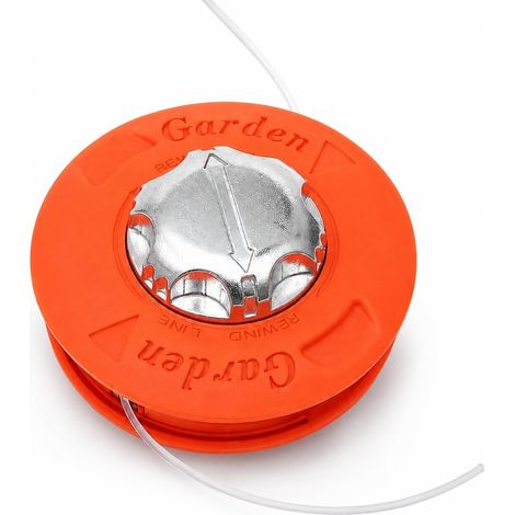 Universal Trimmer Head Wire Spool, Universal Cutting Head M10 x 1.25 on the Left, Aluminium Head for Lawn Trimmer