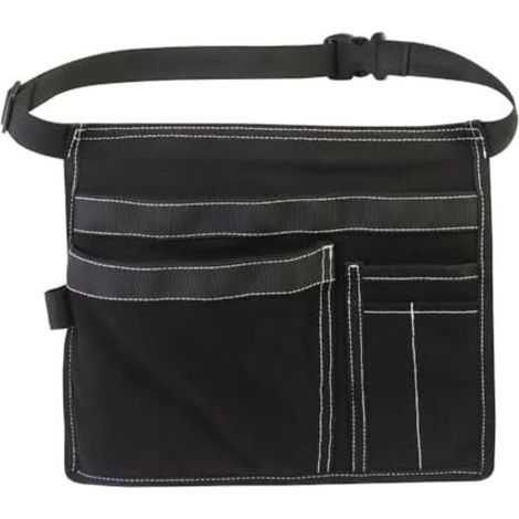 28.5x25 1 Article Sac de Ceinture en Tissu Oxford Pochette de Ceinture à Outils Réglable Pochette à Outils Utilitaire Réglable Pochette de Ceinture à Outils pour la Maison le Jardin le Campi (1/5)