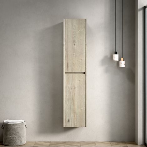 mobile contenitore 140 cm salvaspazio legno bianco OKMYHOME (1/5)