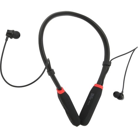 de Cou sans Fil Bluetooth Écouteurs Antibruit, écouteurs de Sport étanches IPX5, Batterie 100H, Basses Profondes Stéréo HiFi, Absorption Magnétique (1/5)