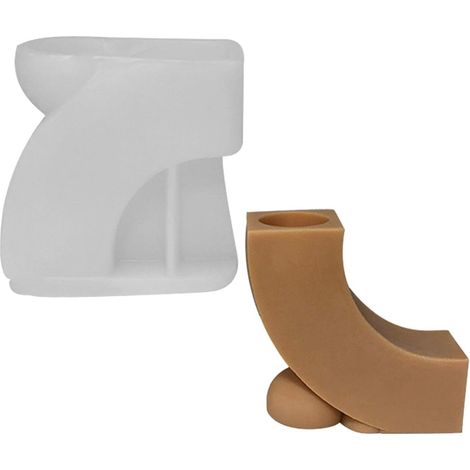 Molde de silicona para velas, ideal para la fundición de resina.