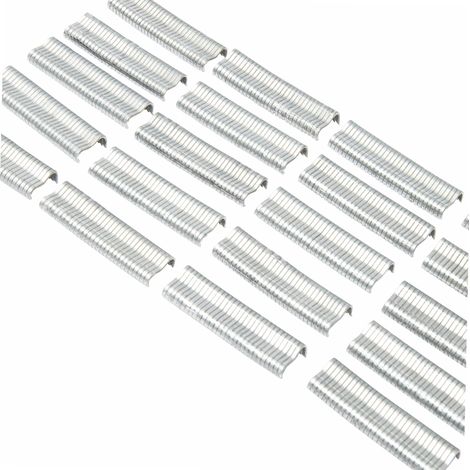 Werka Pro – Agrafes galvanisées 600 pièces – Fil de fer galvanisé pour fixation grillages – Dimensions 67 x 55 mm – Résistance à la corrosion - 600pcs