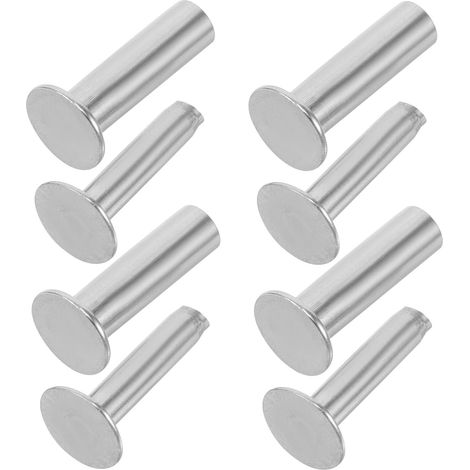 Ensemble de 4 paires rivets en acier inoxydable Healeved Homemade pour la fixation des manches