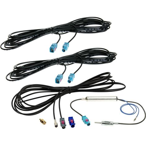 Kit de cables antenne Fakra-m-DIN-m- SMB-F- SMA-m- Fakra-f-