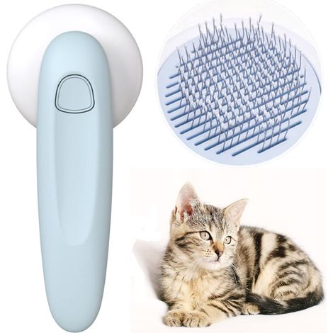 Peigne de Massage pour Chat,Brosse chien,Portable Massage et Deshedding Outil de Toilettage,pour Eliminer Efficacement jusqu'à 95% des Poils Morts et Poils Tomentose Sous-poil Tangles Dead. (1/5)