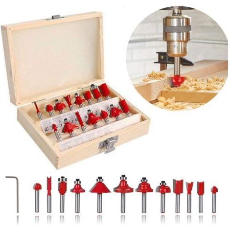 For General Purpose - Flush Trim Router Bit Set 6 (6.35MM, Wood) (1/5)