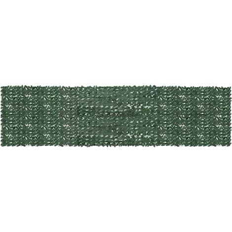 Toldo para balcón con hojas verde oscuro 600x150 cm
