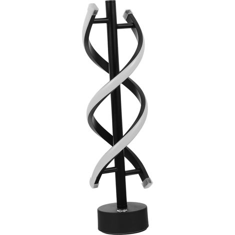 Retro Wind Lane Badezimmerspiegel vorne Nachttischlampe Twist Strip Schwarz Muster (1/5)