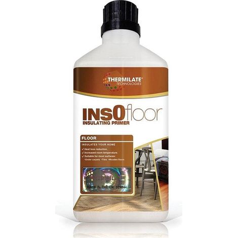 InsOfloor Floor Primer - Insulating, Energy Saving & Anti-Condesation Primer for Floors & Tiles - Additive - 1L (1/5)