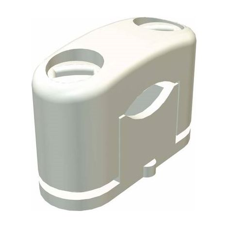OBO Bettermann Fascetta SOM 5-13mm Polistirolo grigio chiaro RAL 7035, 2124149