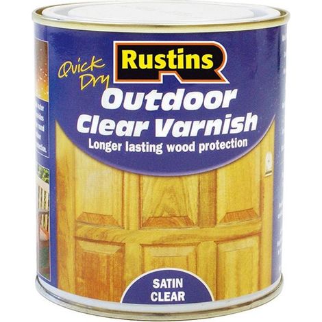 Rustins Exterior Varnish Satin 500ml