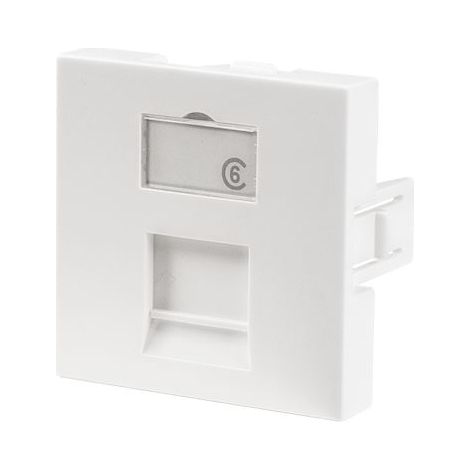 gigamedia pl45ds | gigamedia pl45ds - plastron droit 1 port 45x45 avec volet