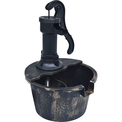 Maison Exclusive - Fontana da Giardino Barile con Pompa (1/5)