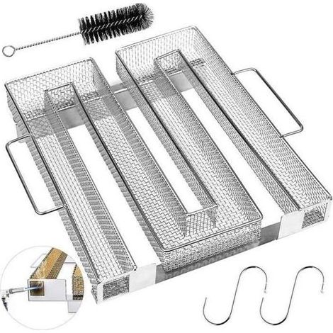 pair Generateur de Fumée Froide,Générateur de Fumée Froide en Acier Inoxydable,Idéal pour Fumer de la Viande,Fumoir à Froid (1/4)