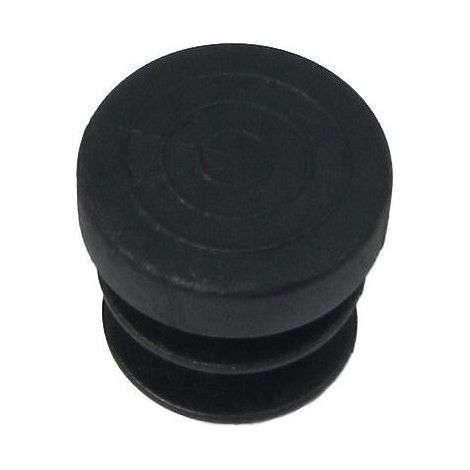 Virole Intérieure Ronde Noire 16mm. Blisters 4 pièces.