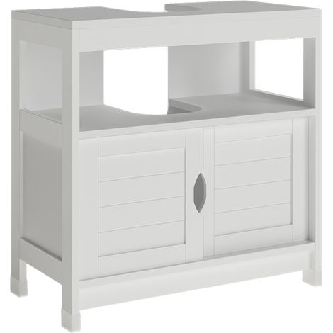 Mueble bajo lavabo Vilda, Blanco, 60 x 60 cm, Vicco