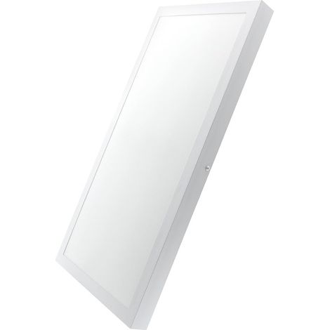 M Ledme - Plafoniera superficie pannello LED 60 x 30 cm 24 W, con selettore di colore bianco caldo, neutro o freddo (CCT), 2400 lumen, luci LED per cucina o stanza, driver incluso. (1/5)