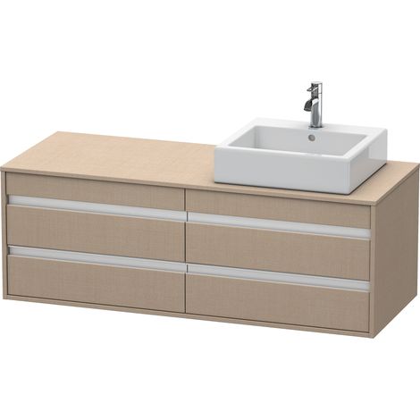 Duravit Ketho consola mueble bajo lavabo, suspendido,