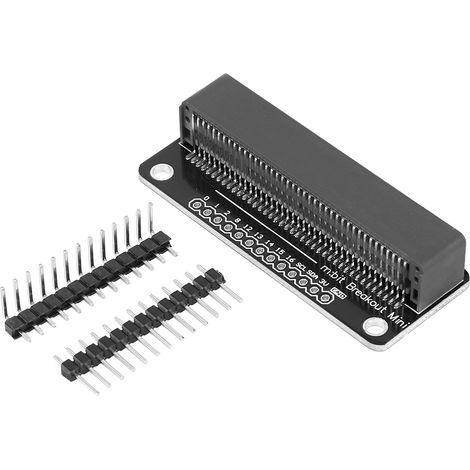 Extension Board Gold Plating MINI/Micro:bit Components Parts 2.54mm Pin(Black) (1/5)