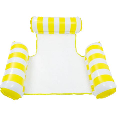 Hamacs et chaises longues aquatiques, matelas de natation gonflables, jouets pour fêtes à la piscine