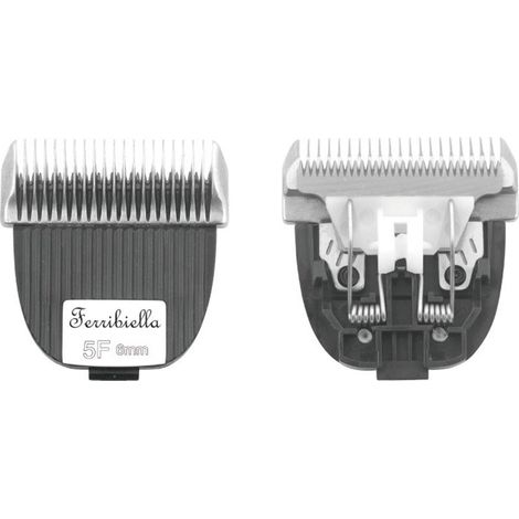 Tête en acier 5F - 6 mm pour tondeuse professionnelle à 5 étapes pour chiens et chats