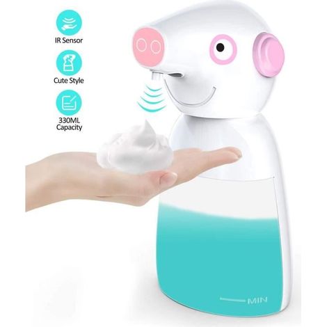Dispenser di sapone - ZGEER - Automatico - 330 ml - 3 modalità di schiuma - Design contemporaneo (1/4)