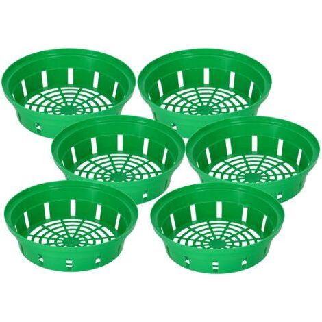 Set 6 pièces Panier À Bulbes - ⌀ 230 mm - Vert - Corbeille Plantation Tulipes - Accessoire Plantation Bulbes - Plastique (1/5)