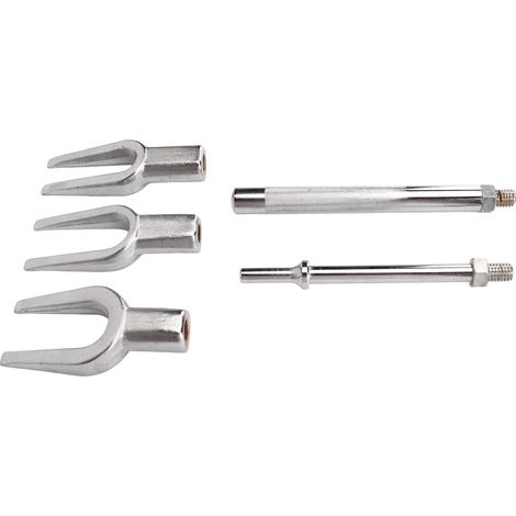Lot de 5 démonteurs rotules en acier, fourchette séparatrice de biellettes, outil extracteur avec coffret pour voitures et utilitaires légers (1/5)