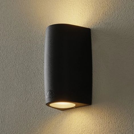 [GEBRAUCHT] B-Ware Fumagalli Außenwandleuchte Wandlampe Led Schwarz Gu10 Up Down Außenleuchte