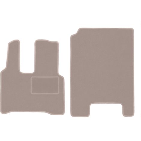 Tapis en velours beige pour camion Mercedes Actross MP4 (2011-) (1/5)