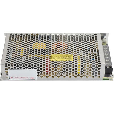 Alimentation à découpage 150W, protection de sécurité, alliage d'aluminium, DC 12V 12.5A, bloc d'alimentation S-150-12 (1/5)