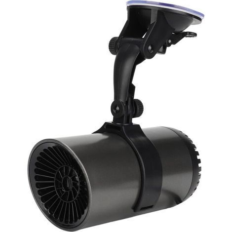 SJLERST Souffleur d'air chaud pour voiture en forme de tasse, chauffage rapide, rotation à 180°, mini chauffage de voiture avec support pour voitures