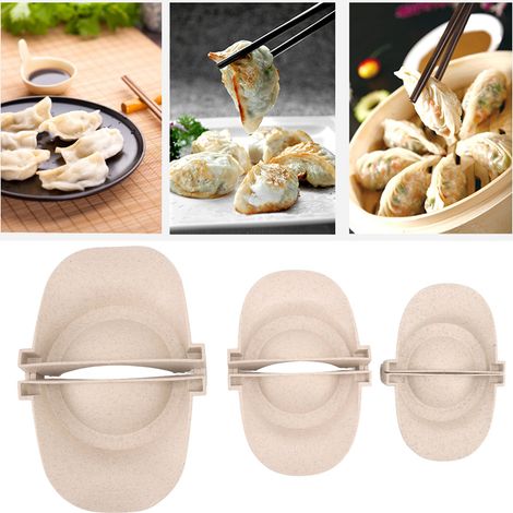 Ravioliformen, Raviolistempel, Ravioli-Verpackungswerkzeuge, Weizenstroh-Ravioliformen (Originalfarbe) (1/5)
