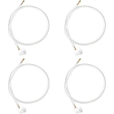 4 Pcs Tuyau d'extension de Rallonge pour Bombe Aérosol, Tuyau Rallonge Pulverisateur, 4,5 mm x 60cm Buse Aerosol pour Tête de Pulvérisation, Accessoires d'Aérosol