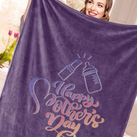Couverture en polyester douce pour la peau, idéale pour dormir ou décorer votre intérieur. Cadeau parfait pour Thanksgiving. Dimensions : 80 x 100 cm / 31,5 x 39,4 pouces. (1/5)