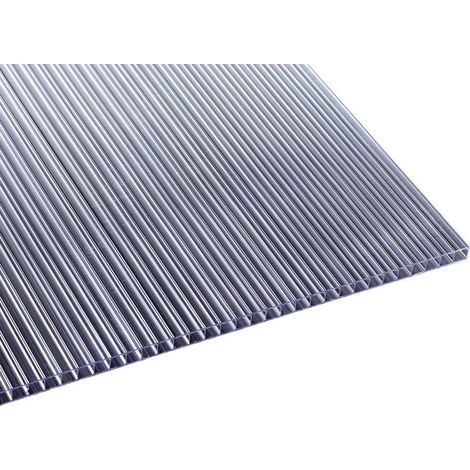 PC-Stegdoppelplatte Mini 6 mm 1050 x 2000 mm glasklar