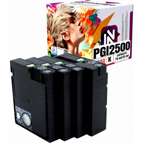 Inkdigo PGI2500 Tinte kompatibel mit Canon Maxify iB4050 MB5050 iB4150 TÜV-zertifiziert (1/5)