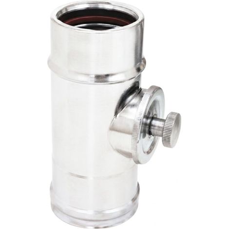 MAKA Modulo Ispezione Canna Fumaria Doppia Parete Inox Ø 80 mm (esterno 100) (1/5)