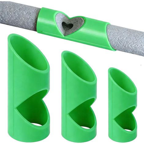 Outil de coupe mousse isolation - Lot de 3 - Plastique résistant - Guides 45° et 90° - Pour tuyaux cuivre - Diamètres 43, 45, 55 mm (1/5)