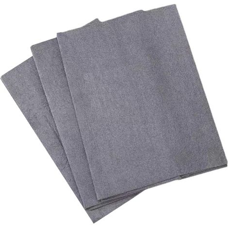 Chiffon de Nettoyage de Verre, Chiffon d'essuyage de Miroir Multifonction en Microfibre à Retrait Fort pour Pare-Brise de Voiture de fenêtre (40x50CM) (1/5)