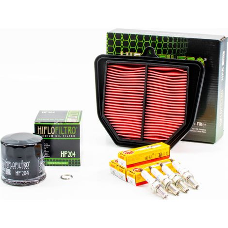 Kit Révision Filtres Bougies pour YAMAHA FAZER FZ1 N de 2006 à 2012 - Sans Huile