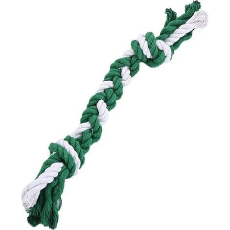 Corde en Coton pour Animaux de Compagnie pour Chien à mâcher mâles Jouet de Nettoyage pour Animaux de Compagnie molaire Corde à mâcher Jouet Amusant (1/5)